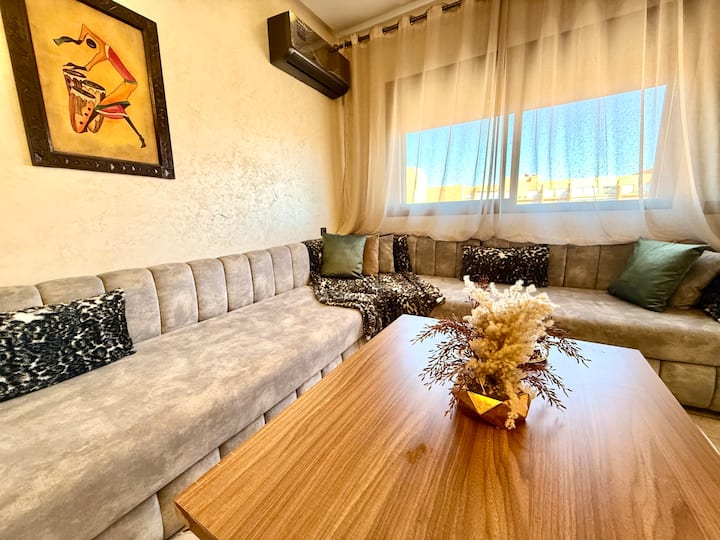 Appartement Confort Guéliz– 2 Ch • Piscine • Fibre - Marrakech