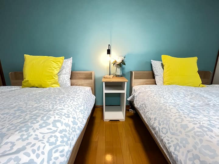 9-minute walk from JR Minami-Kumamoto Station Sakura Rooms