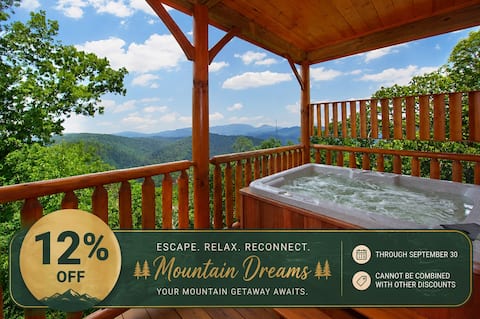 Mountain Dreams: Amazing Views, Games, Hot Tub