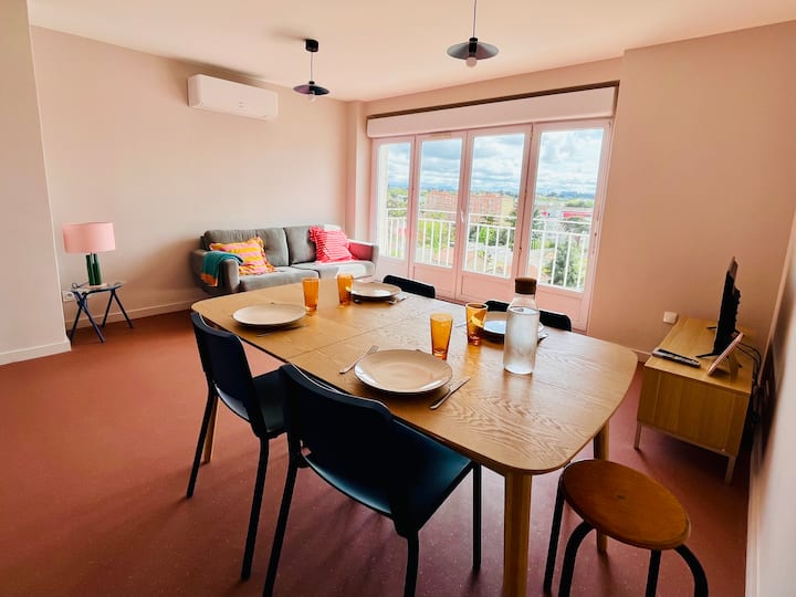 Appartement Lumineux & Climatisé - Valence, France