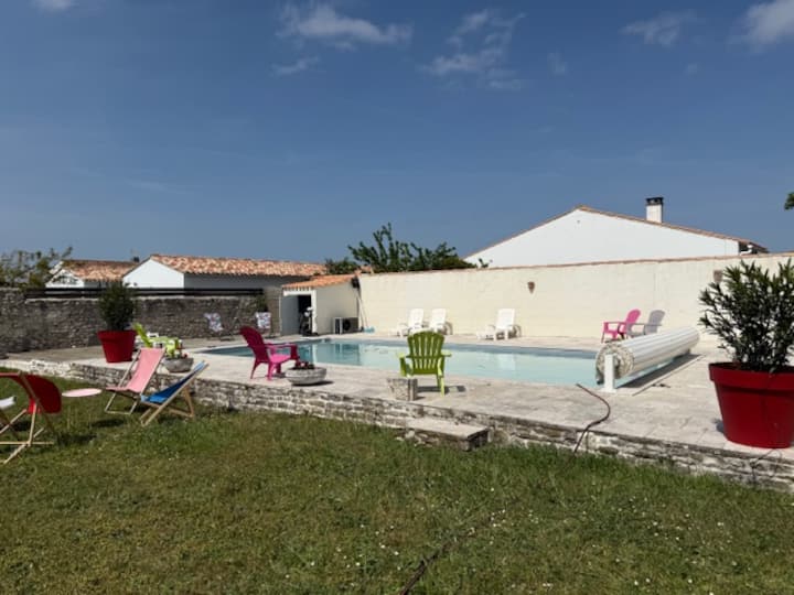 Maison Avec Piscine Chauffée - La Grande Maritaise - Sainte-Marie-de-Ré