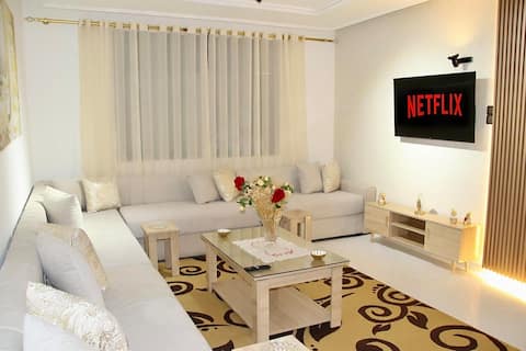 Top performing Airbnb: Modern and stylish 80 m² apartment in the city center in Agdal Riyad