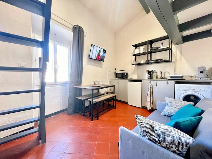 La Forgia - Parking Privé | Clim | Duplex | 2 Pers - Istres