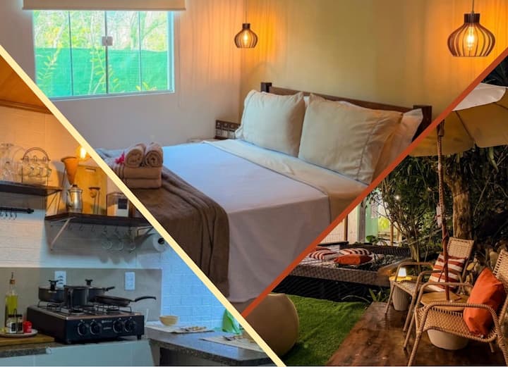 Amor Caiçara | Quarto 2
Com Cozinha Compartilhada - Ilha Grande