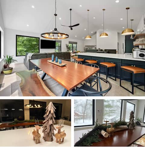 Serene and Modern New Buffalo Oasis Pool Hot Tub