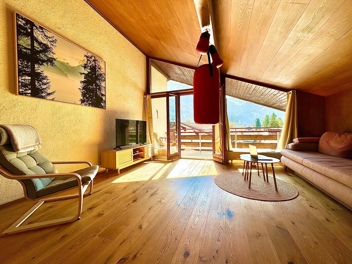 Top performing Airbnb: Amazing River and Mountain View Apartment in Kandersteg