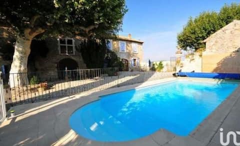 House in the middle of fields