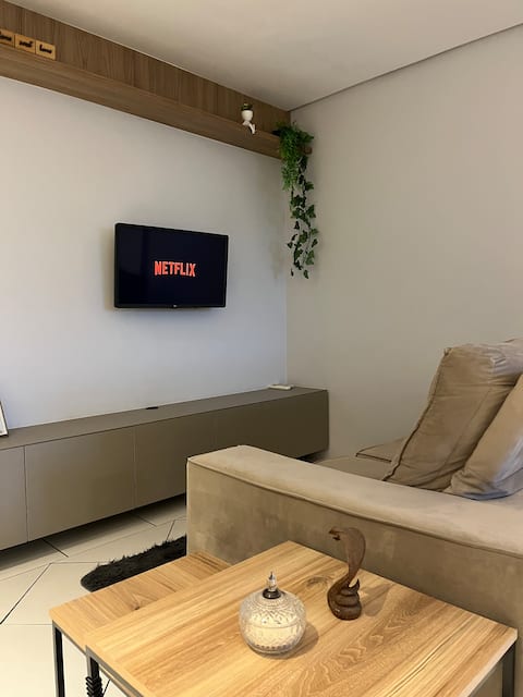 Top Airbnb: Large apartment in the center|Covered Garage|Wi-Fi|Air Conditioning em Passo Fundo