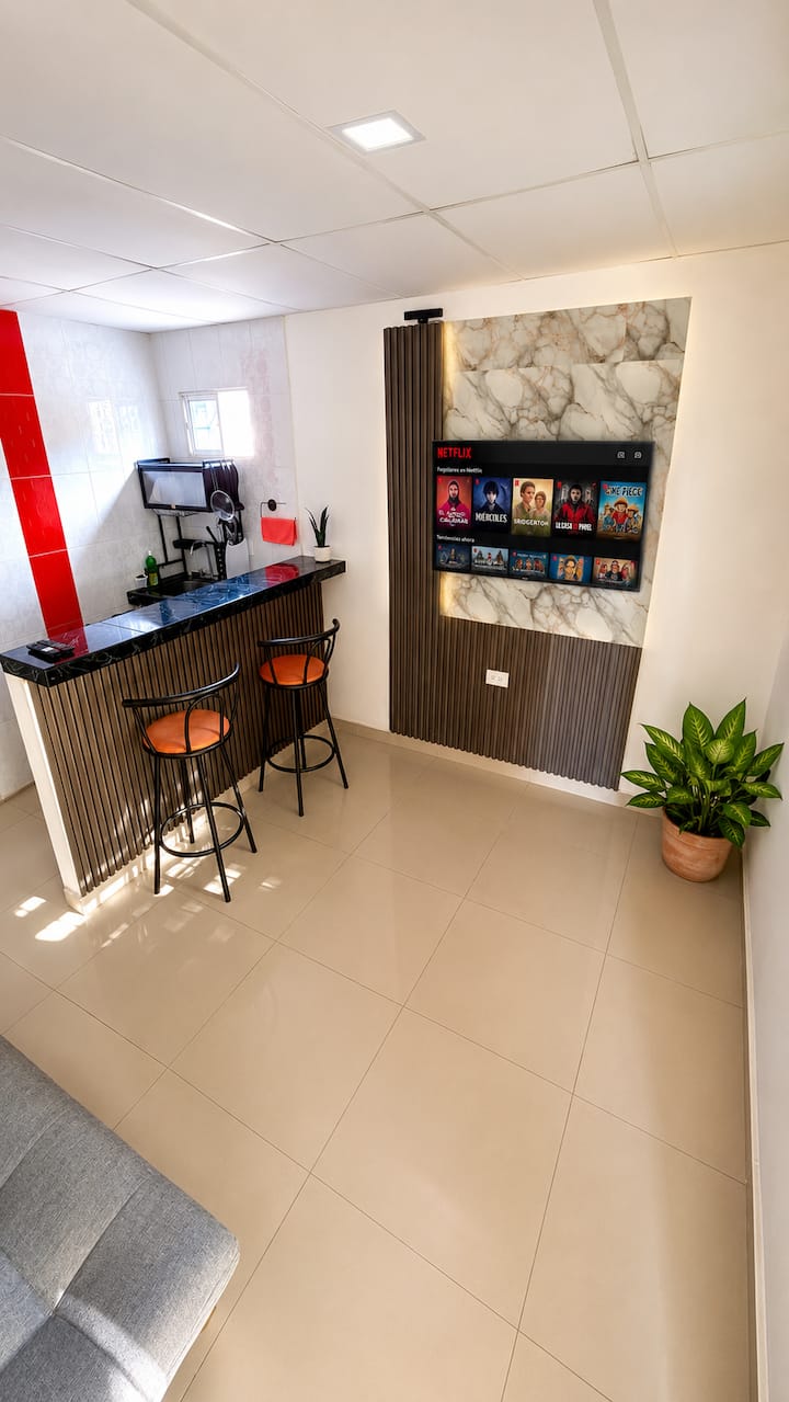 Apartamento 2 Cuartos, Cocina, Aire, Tv, Baño - Barranquilla