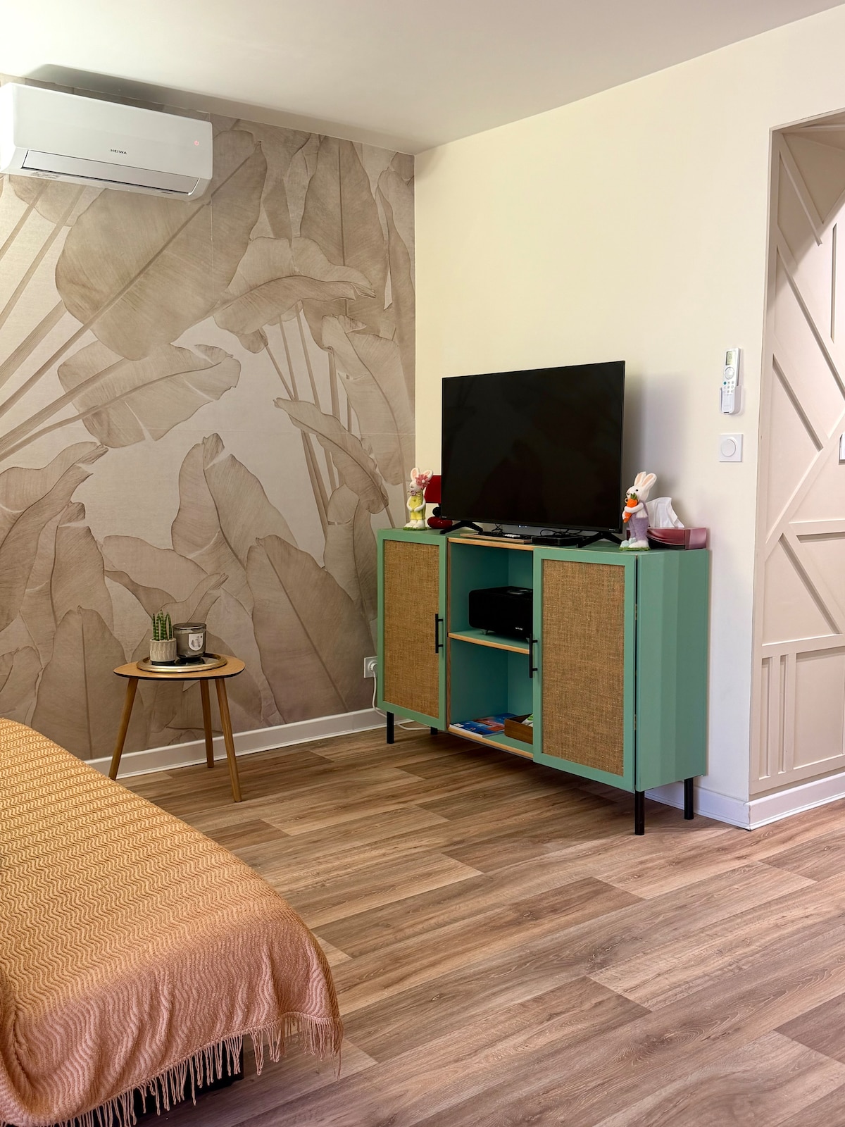 Top performing Airbnb: Quiet 2-bedroom apartment – Beach 200 m away – Balcony – Parking – Wi-Fi – A/C in Canet En Roussillon