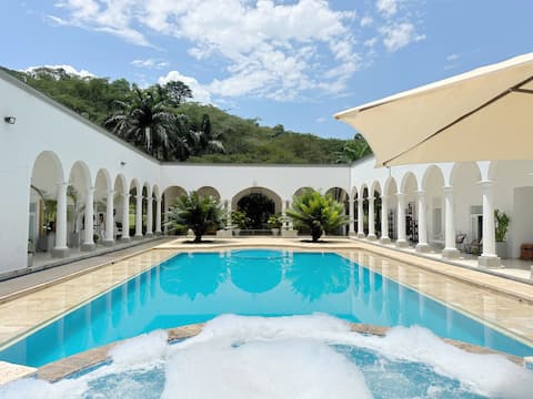 Natural setting with the best view and pool