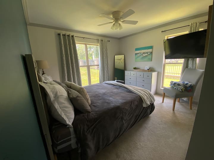 Queen Sleep Number bed, where each side can be individually adjusted for personalized support and a restful night’s sleep.
