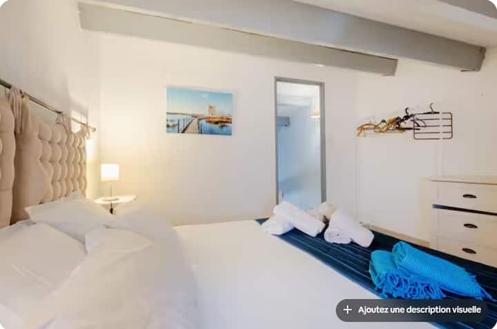 Appart 2/4 Pers Plage Centre Clim Parking Terrasse - Saintes-Maries-de-la-Mer