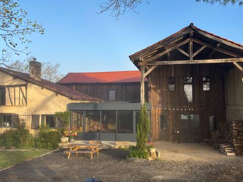 Artist's barn, in the middle of the woods