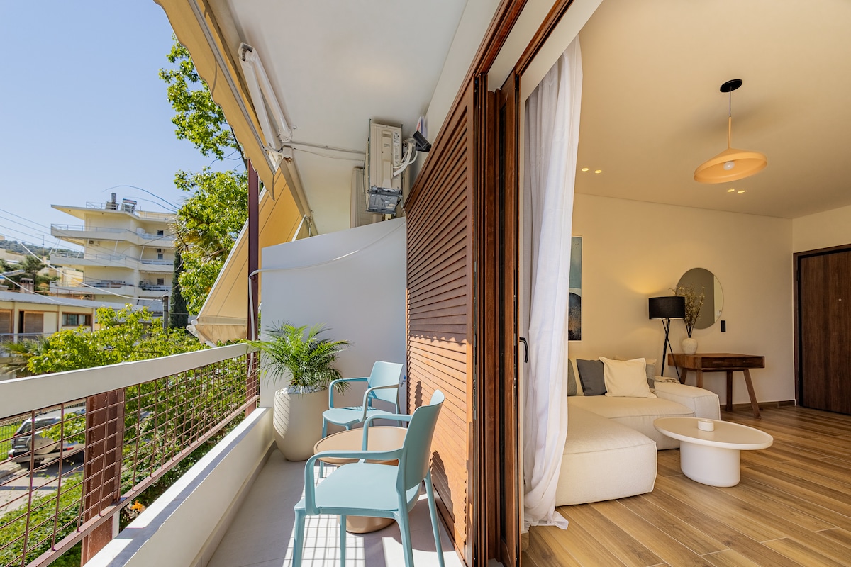 Aqua Vista Mandarin Varkiza - One Bedroom Apartment — Apartament — închiriere de vacanță cu vedere la mare în Varkiza, Greece, Atena, Grecia — fotografia 8 a proprietății | Aqua Vista Rentals