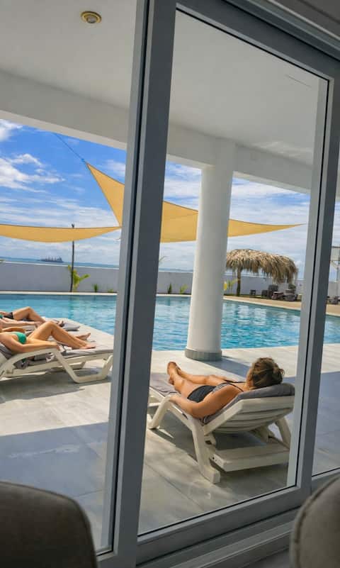 minimalist beach house