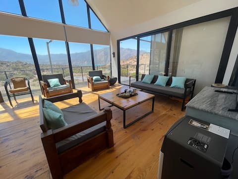 Bright cabin: amazing view
