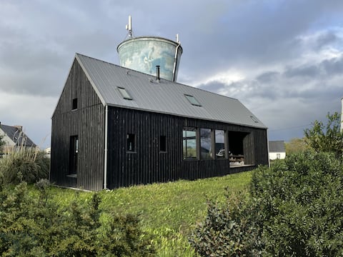 Wooden architect-designed house