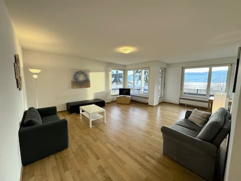 Lake view - 4.5 rms, close to Zurich city, parking