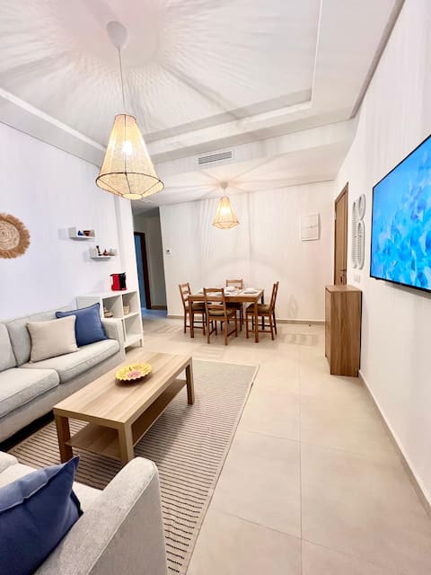 Apartment A8 Colina Smir, with beach and pool access