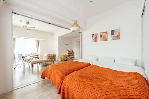 [Accommodation for families with children] 1 minute to the station/Near Tennoji and Namba/Quiet resi