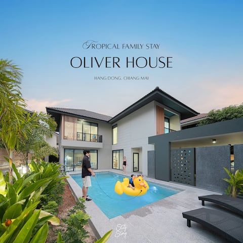 Oliver House • Jacuzzi • 3 Beds • 15 mins to City