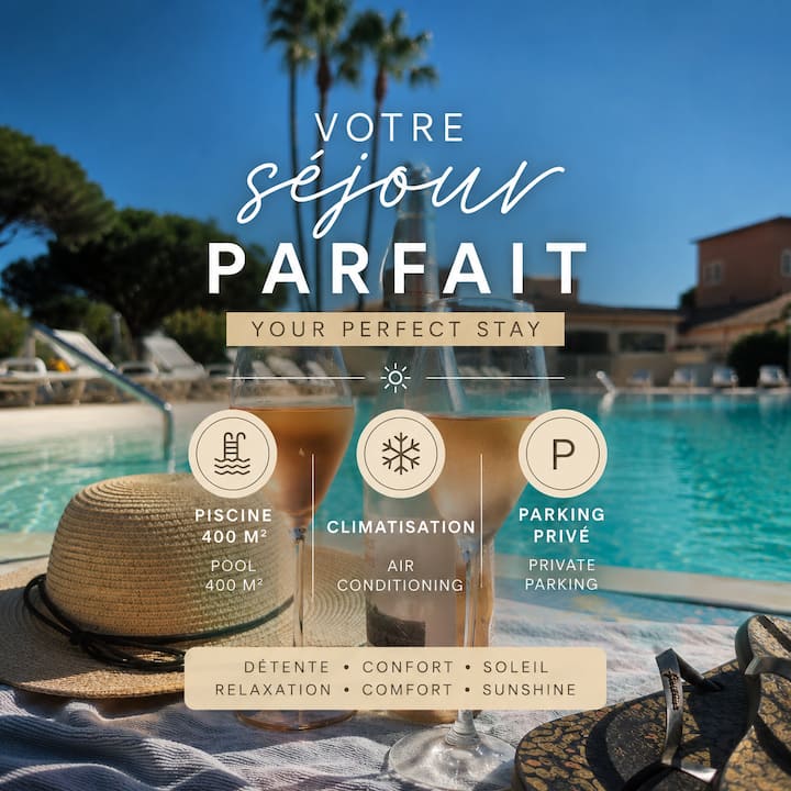 Studio Avec Piscine 2/4 Pers Wi-fi Clime Parking - Saint-Raphaël