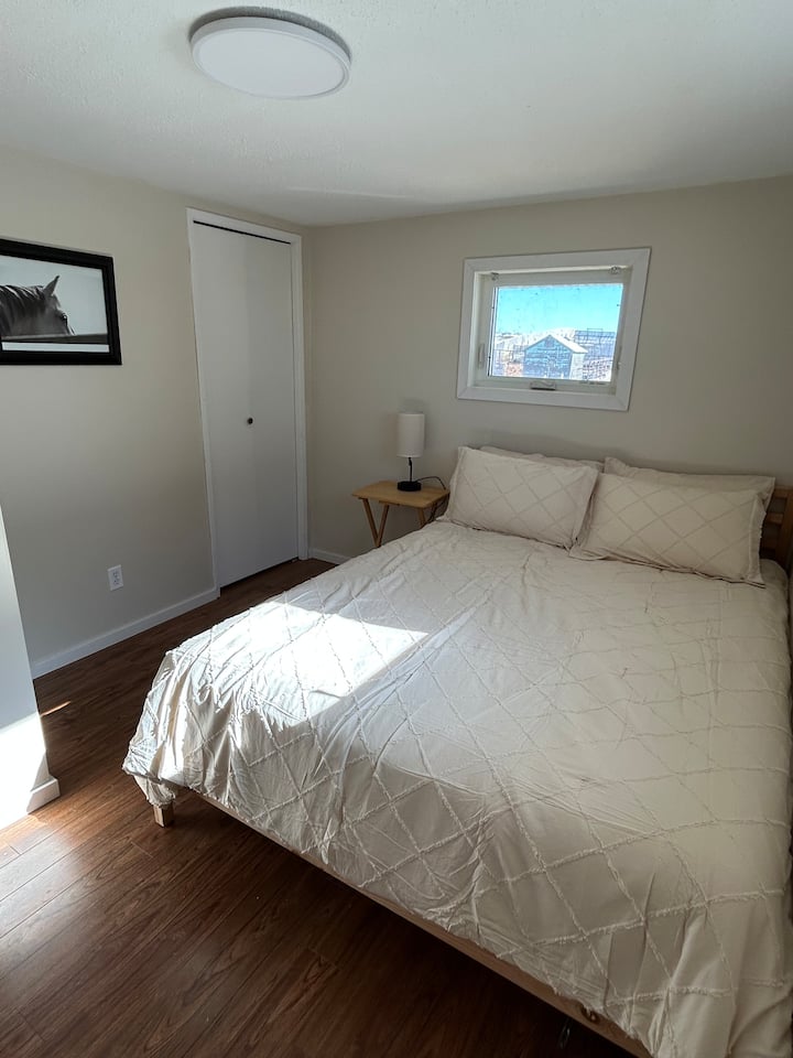 Second bedroom with queen sized bed