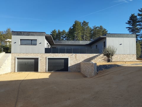 Modern villa with pool