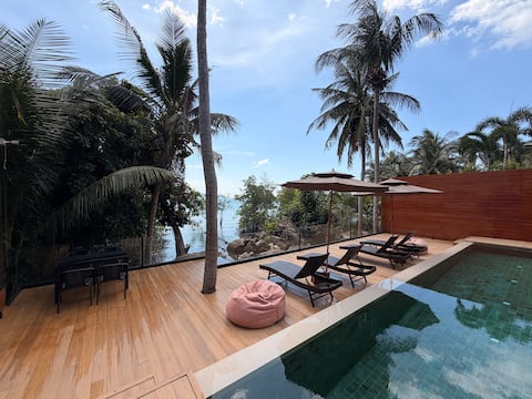 Villa Amrita • 3BR Oceanfront Private Beach