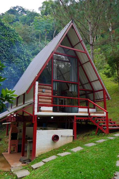 A-frame chalet in the Coffee Valley