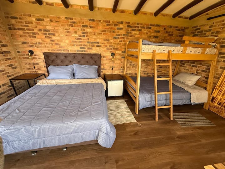 Cabaña Para 5 Con Fogata Y Vista Al Lago - Aquitania