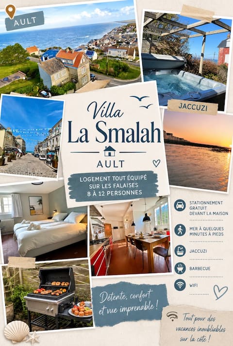 Villa La Smalah – Family Haven Sea View Hottub