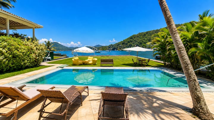 Luxo House Angra - Beira-mar Com Piscina E Equipe - Angra dos Reis