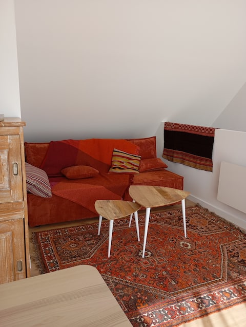 Top Airbnb: Cottage with balcony and garden near the sea. à Fouesnant