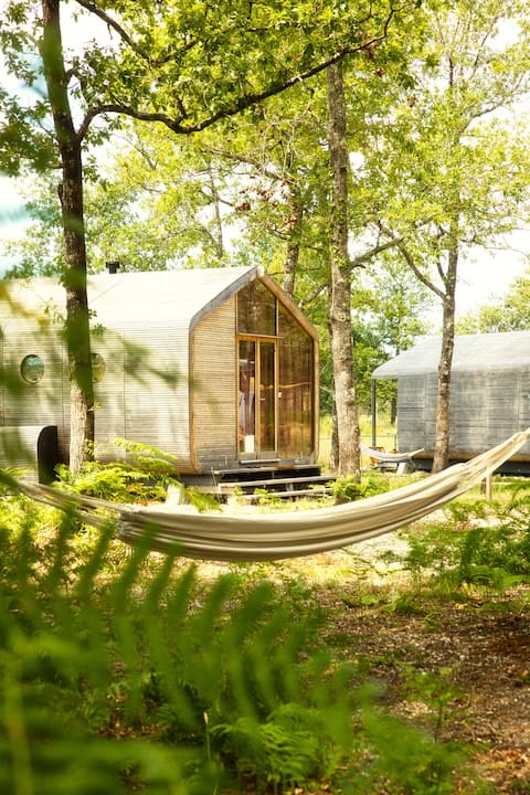 Tiny house in an eco-home in the heart of nature