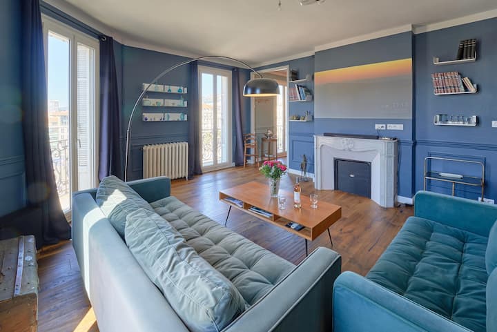 Charme Haussmannien-spacieux-4 Chambres - Toulon