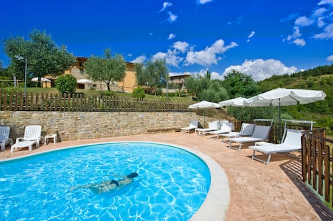 Stunning view on the Umbrian green sea|Assisi 20km