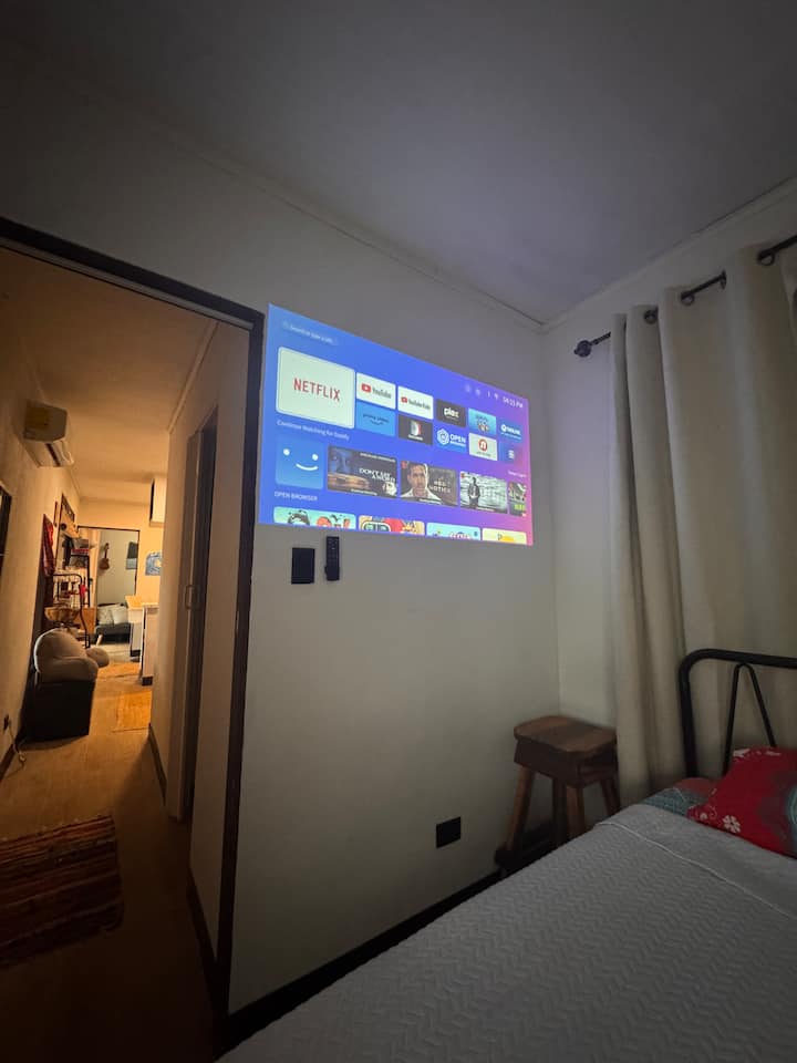 Пренослив телевизор со проекција