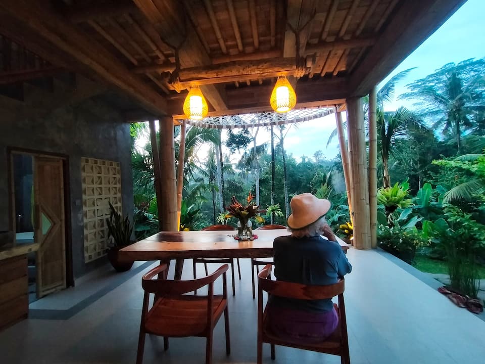 A bamboo villa in the jungle north of Ubud, Tampaksiring, Bali, Indonesia, photo 1 of 10