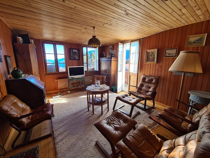 Chalet Belle ÉPoque Au Soleil - En Automénage - Crans-Montana