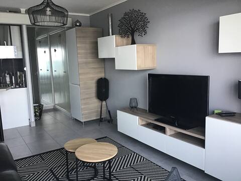 Airbnb performant: Apartment with sea view à Canet En Roussillon