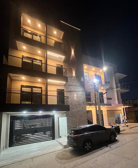 Modern apartment in Buenos Aires building