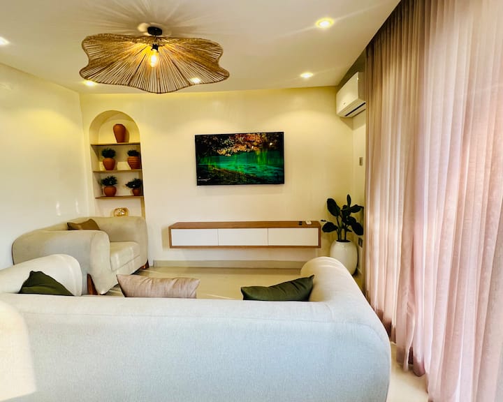 Modern Scandinavian 1-bed |Mini Golf Area In Opebi - Lagos