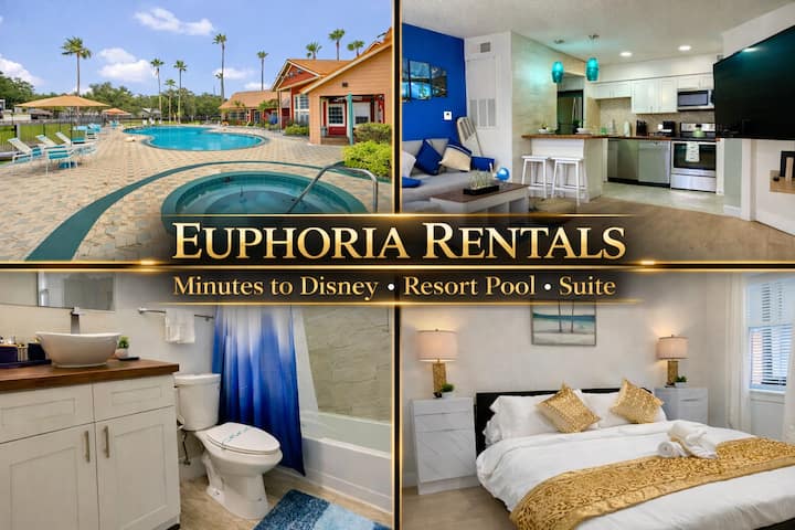 Euphoria 1br King Suite | Resort Pool • Disney E - Kissimmee, FL