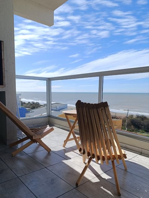 An apartment with an ocean view