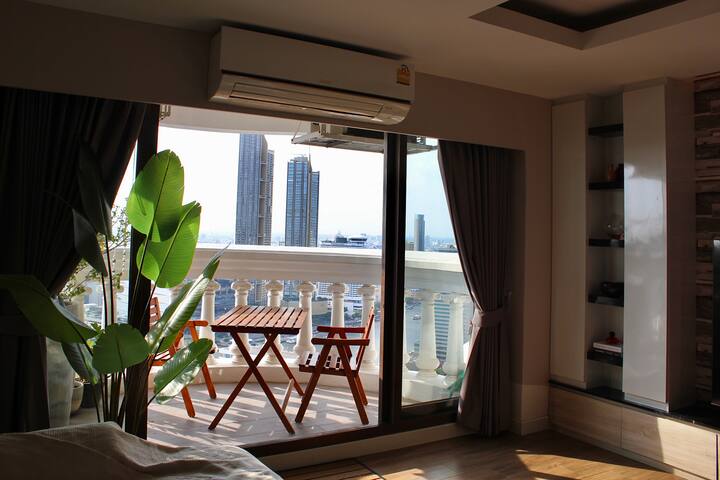 Pano River View• BTS •Iconsiam Asiatique• 130sqm gallery image 4