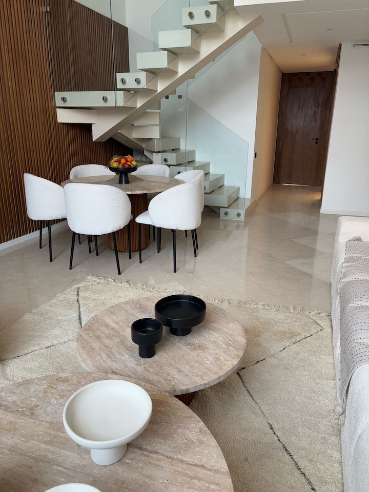 Luxueux Duplex/terrasse/jacuzzi/3ch/gueliz - Marrakech