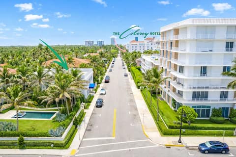 Boutique condo w/beach steps, Worth Ave walk