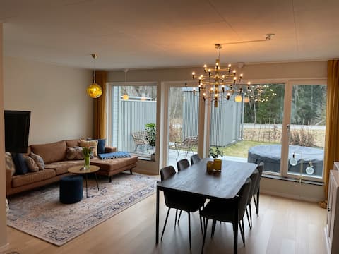 House with hot tub near Stockholm